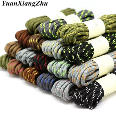 1Pair outdoor sport casual 19Colors round shoelaces hiking slip rope shoelaces sneakers boot shoelaces strings100/120/140/160CM