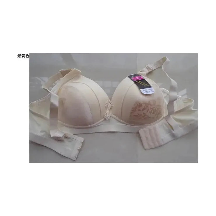 34 36 38 40 42 B C D Cup Bra Extra large cup thin wireless underwear bra rough shoulder strap holder female bra thin shaping C05