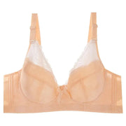 Fikoo Lace Bras for Women Push up Sexy Soft Underwire Bra C D Cup Brassiere Underwear 36 38 40 44 50