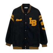 2022 New American Retro Letter Embroidered Jackets Coat Men Y2K Street Hip Hop Trend Baseball Uniform Couple Casual Loose Jacket