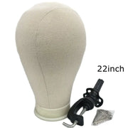 Canvas Block Head Kit Training Mannequin wig Head Display Styling Mannequin Manikin Head Wig Stand wig head Stand