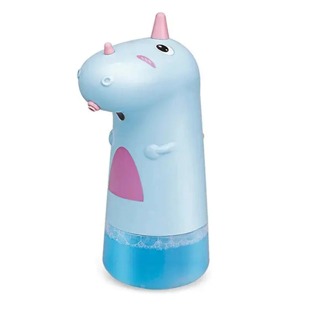 250ml Cute Unicorn Automatic Rechargeable Battery Soap Dispenser Foam Cartoon Touchless Hand Sanitizer Bottle ABS Kid Bathroom