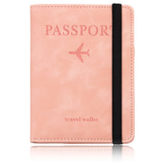 Passport Holder Cover Wallet RFID Blocking Leather Card Case Travel Accessories for Women and Men