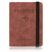 Passport Holder Cover Wallet RFID Blocking Leather Card Case Travel Accessories for Women and Men