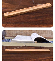Wood Incense Stick Holder 23cm Line Incense Burner Wooden Crafts Sandalwood Coil Base Home Decoration