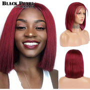 Ginger Lace Front Human Hair Wigs Glueless Wig Short Bob Wig Lace Front Human Hair Wig Pink 613 Blonde Bob Hair Wig Human Hair