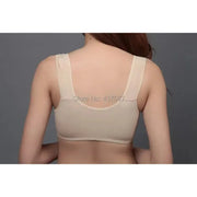 Hot 34 36 38 40 42 44 B C D Cup brassiere summer Women Front 5 Button Thin Cotton Bra For female Push Up Sleepping Bralette C3-5