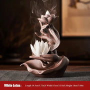Lotus Reflux Incense Stove Base - Bergamot Incense Stove Decoration - Bedroom Accessories Room Decoration Home Accessories