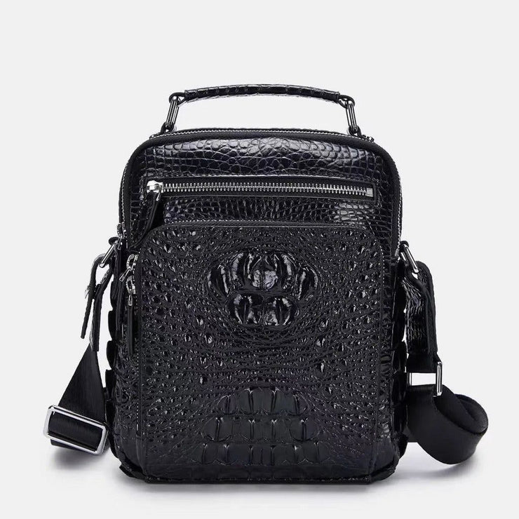 Crocodile Men Bag Leather Suitcase Bag Classic Multi-compartment Tote Luxury Messenger Bag Office Bag Shoulder Cross-body Bag
