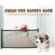 Dog Gate Ingenious Mesh Dog Fence For Indoor and Outdoor Safe Pet Dog gate Safety Enclosure