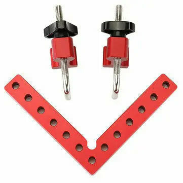 Drillpro Woodworking Precision Clamping Tool Square L-Shaped Auxiliary Fixture Splicing Board Positioning Panel Woodworking Tool