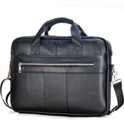 Men's Genuine Leather Handbags Casual Leather Laptop Bags Male Business Travel Messenger Bags Men's Crossbody Shoulder Bag