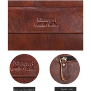 Men's Genuine Leather Handbags Casual Leather Laptop Bags Male Business Travel Messenger Bags Men's Crossbody Shoulder Bag