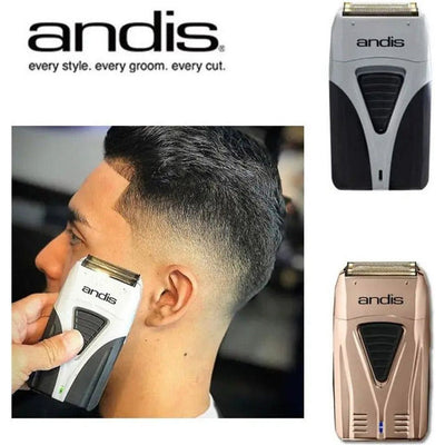 Original ANDIS Profoil Lithium Plus 17200 barber hair cleaning electric shaver for men razor bald hair clipper supplies American