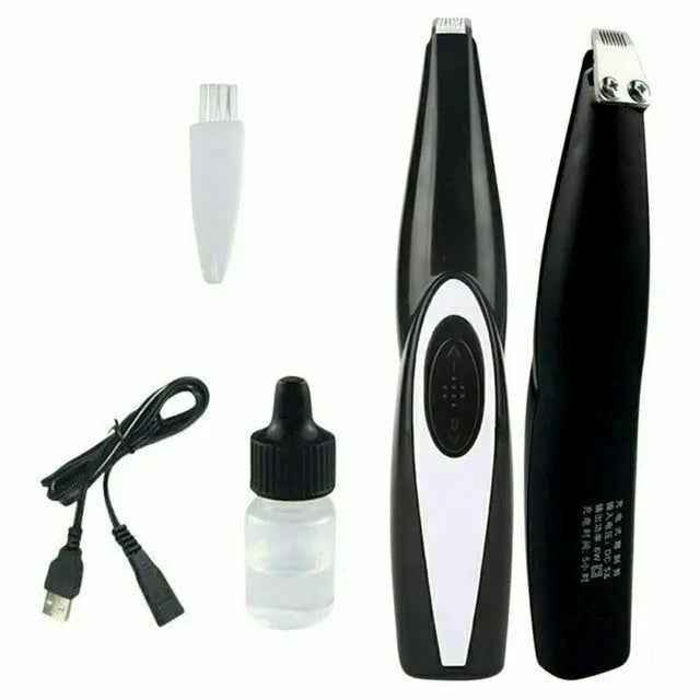 Pet USB Rechargeable Professional Pets Hair Trimmer for Dogs Cats Pet Hair Clipper Grooming Kit Cats Pet Foot Clipper Grooming