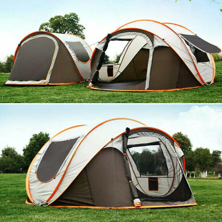 PopUp Tent for 5-8 Person 3 IN 1 Waterproof UV Resistance
