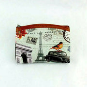 Vintage Eiffel Tower Coin purses Girl Big Ben change purse Women zipper coin bag Lady zero wallet Female Kids pouch